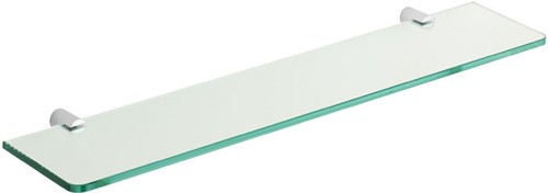 Larger image of Vado Proteus Glass Shelf.  600x120mm.