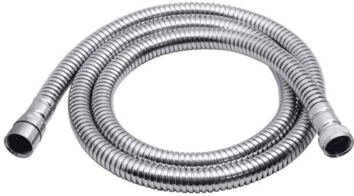 Larger image of Vado Shower 1.2 Meter large bore chrome shower hose.