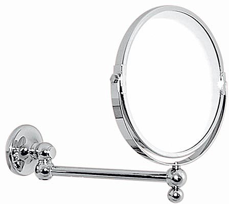 Larger image of Vado Tournament Swivel-Arm Shaver Mirror. 195mm round (Chrome).