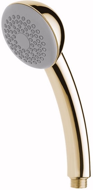 Larger image of Vado Shower Gold I-Class single function low pressure shower handset.