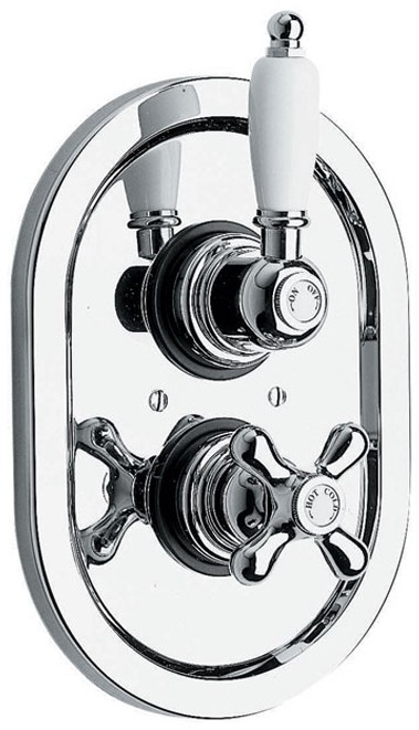 Larger image of Vado Westbury Concealed thermostatic shower valve 1/2" chrome.