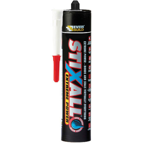 Larger image of Everbuild STIXALL Extreme Power Sealant & Adhesive (1 Tube, White).