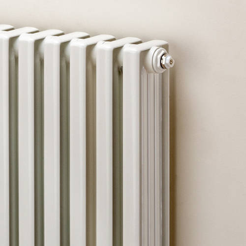 Example image of EcoHeat Woburn Vertical Aluminium Radiator 1470x270 (White).