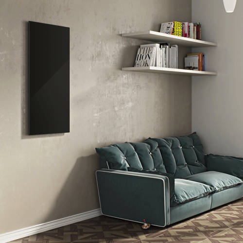 Example image of Eucotherm Infrared Radiators Black Glass Panel 600x900mm (600w).