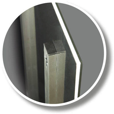 Example image of Eucotherm Infrared Radiators Mirror Finish Panel 600x600mm (400w).