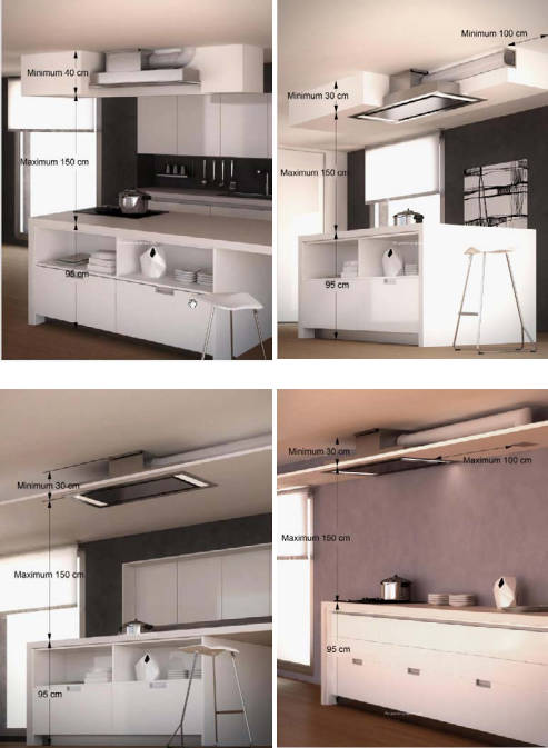 Example image of Franke Cooker Hoods Galaxy 3 FX Ceiling  Cooker Hood (Stainless Steel).