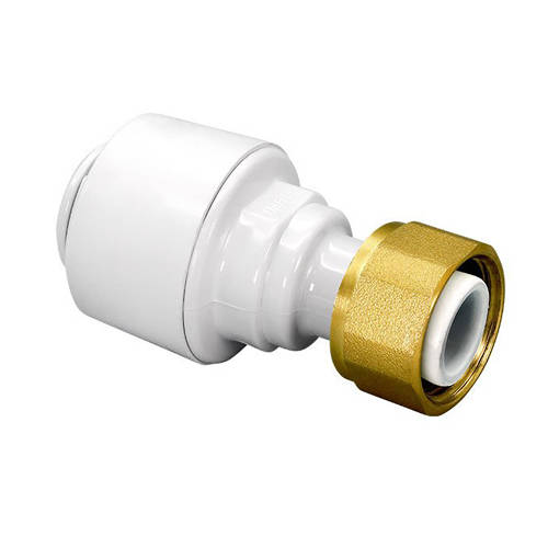 Larger image of FloFit+ Push Fit Tap Connector (15mm / 1/2" BSP).