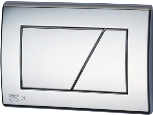 Larger image of Pegler Frames Swish Flush Plate (Chrome Plated). 274x165mm.