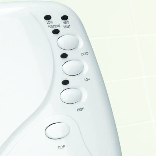 Example image of Galaxy Showers Aqua 4000SI Electric Shower 10.5kW (White & Chrome).