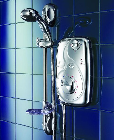 Larger image of Galaxy Showers Aqua 3000 Electric Shower 8.5kW (All Chrome).