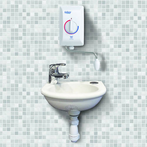 Example image of Galaxy Showers Aqua 3XL Electric Handwash 3kW (Manual).