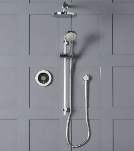 Larger image of Galaxy Showers Aqua GRS1 Thermostatic Digital Shower Pack (Chrome).