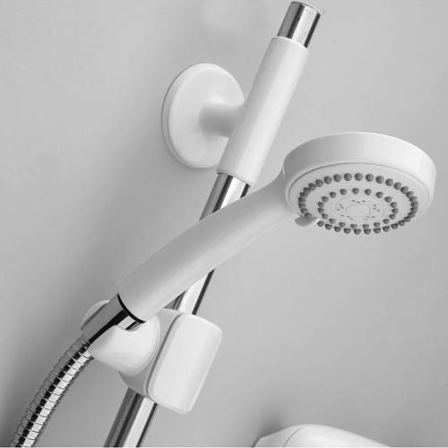 Example image of Galaxy Showers Aqua 3000M Electric Shower 9.5kW (White & Chrome).