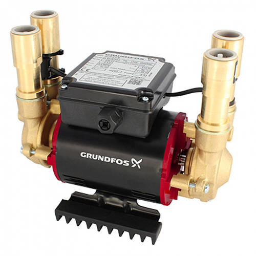 Larger image of Grundfos Pumps STP-1.5B Twin Ended Shower Pump (1.5 Bar, Positive).