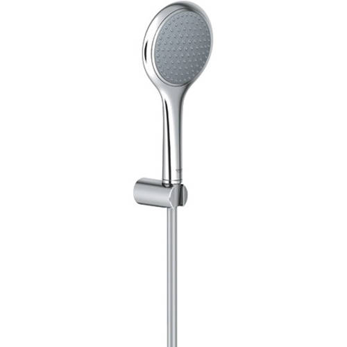 Larger image of Grohe Rainshower Solo Water Saving Shower Handset, Hose & Bracket.