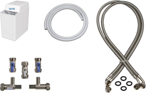 Example image of HomeWater 100 Water Softener (Electric Timer) With 15mm Installation Kit.