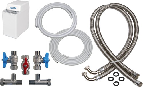 Example image of HomeWater 300 Water Softener With 22mm Install Kit (Non Electric).