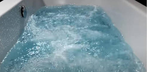 Example image of Hydracast Solarna Double Ended Turbo Whirlpool Bath With 14 Jets (1700x700mm)