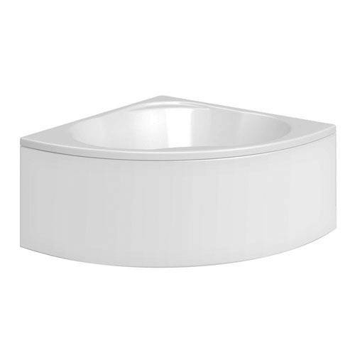 Example image of Hydrabath Laguna Corner Whirlpool Bath With 24 Jets & Panel, 1350x1350mm.