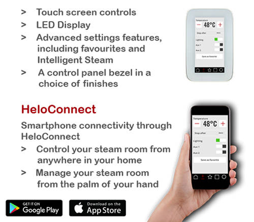 Example image of Helo Steam Generator AW4 With Smart Control & Outlet. (5m/3, 4.5kW).