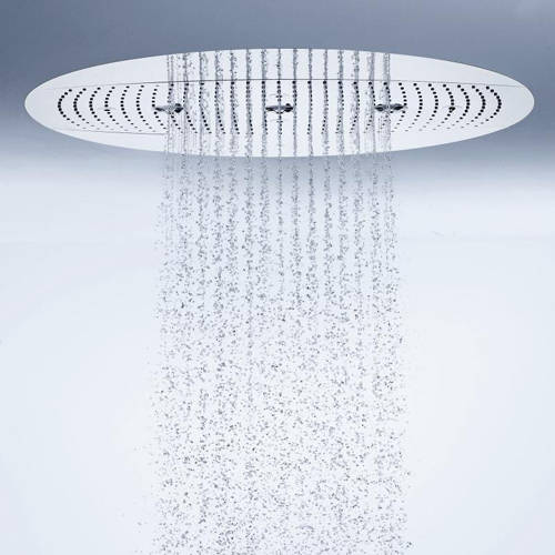 Example image of Hansgrohe Raindance Rainmaker 3 Jet Shower Head (600mm, Chrome).