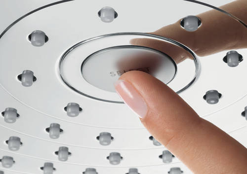 Example image of Hansgrohe Raindance Select S 240 2 Jet EcoSmart Shower Head & Wall Arm.