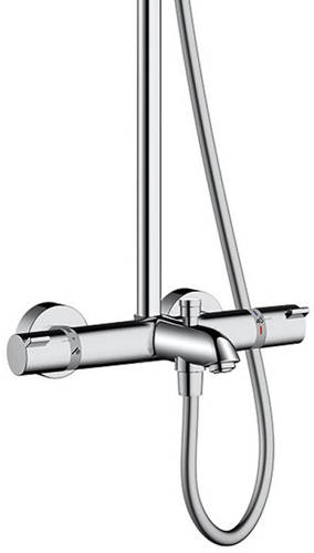Example image of Hansgrohe Crometta S 240 1 Jet Showerpipe Pack With Bath Filler Spout, CLEARANCE.