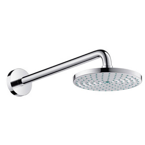 Larger image of Hansgrohe Raindance S 180 Shower Head & Arm (180mm, Chrome).