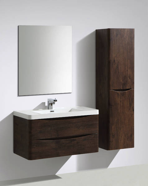 Example image of Italia Furniture Bali Bathroom Furniture Pack 01 (Chestnut).