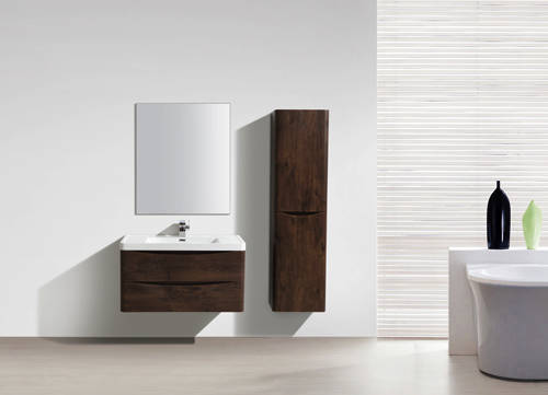 Example image of Italia Furniture Bali Bathroom Furniture Pack 03 (Chestnut).