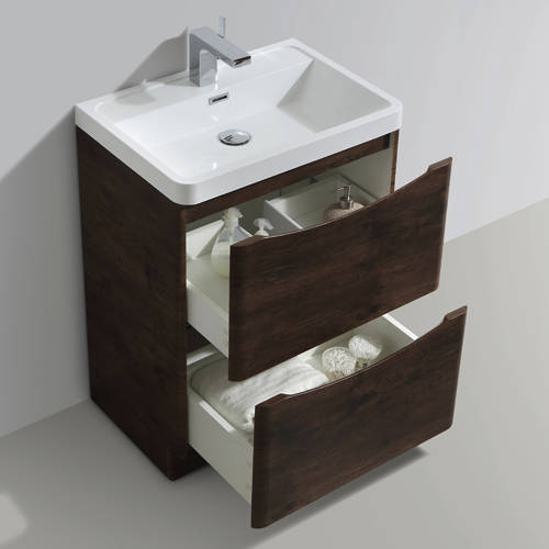 Example image of Italia Furniture Bali Bathroom Furniture Pack 06 (Chestnut).