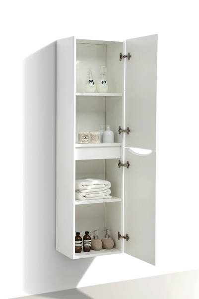 Example image of Italia Furniture Bali Bathroom Furniture Pack 01 (Gloss White).