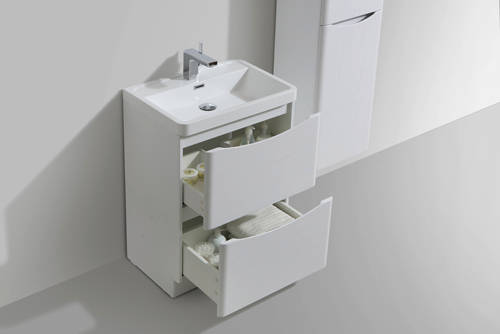 Example image of Italia Furniture Bali Bathroom Furniture Pack 10 (Gloss White).