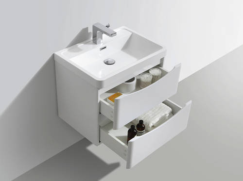 Example image of Italia Furniture Bali Bathroom Furniture Pack 11 (White Ash).