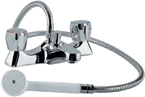 Larger image of Hydra Bath Shower Mixer With Shower Kit (Chrome)
