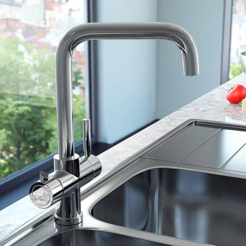 Larger image of Hydra 3 in 1 Boiling Water Kitchen Tap (Hot, Cold & Filtered Boiling).