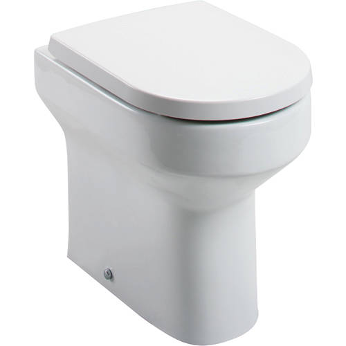 Larger image of Oxford Montego Comfort Height Back To Wall Toilet Pan & Soft Close Seat.