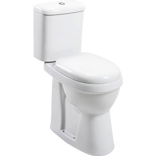Larger image of Oxford Listra Comfort Height Toilet With Cistern & Soft Close Seat.