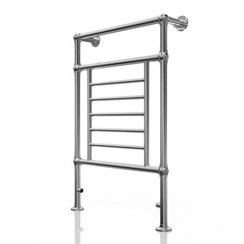 Larger image of Oxford Traditional Towel Radiator 965x673mm (Chrome).