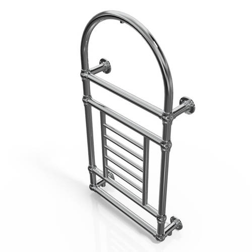 Example image of Oxford Traditional Wall Mounted Towel Radiator 1000x535mm (Chrome).