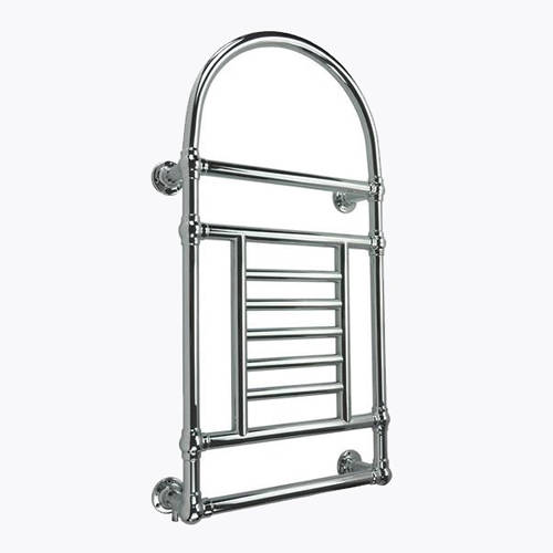 Example image of Oxford Traditional Wall Mounted Towel Radiator 1000x535mm (Chrome).