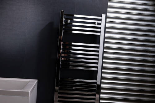 Example image of Oxford Talon Straight Towel Radiator 1200x500mm (Chrome).