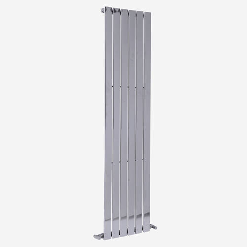 Larger image of Oxford Motif Vertical Flat Panel Radiator 1800x452mm (Chrome).