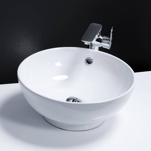 Larger image of Oxford Round Counter Top Basin 420mm (No Tap Hole).