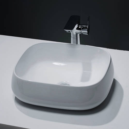 Larger image of Oxford Counter Top Basin 450x410mm (No Tap Hole).