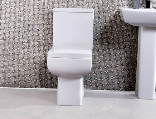 Example image of Oxford Daisy Lou Comfort Height Toilet With Cistern & Seat (WRAS approved).