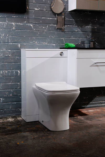 Example image of Oxford Fair Back To Wall Toilet Pan & Slimline Seat.