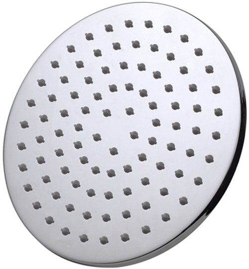 Example image of Hydra Showers Round Shower Head With Wall Mounting Arm (200mm).