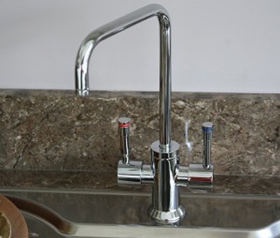 Larger image of Hydra Electric Boiling Hot Water Kitchen Tap (Chrome).