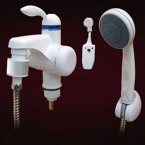 Larger image of Hydra Electric Instant Heated Deck Mounted Shower Or Tap.